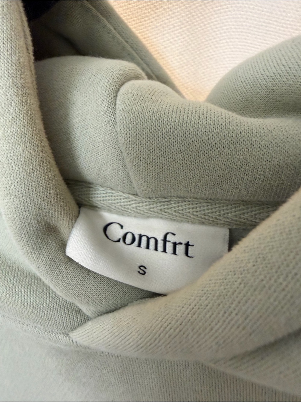 Comfrt Sage Green Pullover Hoodie - Picture 7 of 7